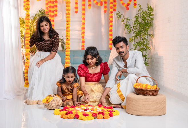 Pongal is a harvest festival celebrated by the Tamil community