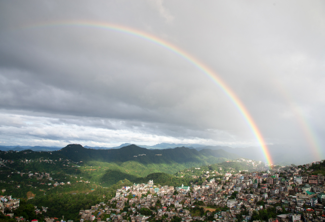Aizawl is the largest city and the modern capital of Mizoram state