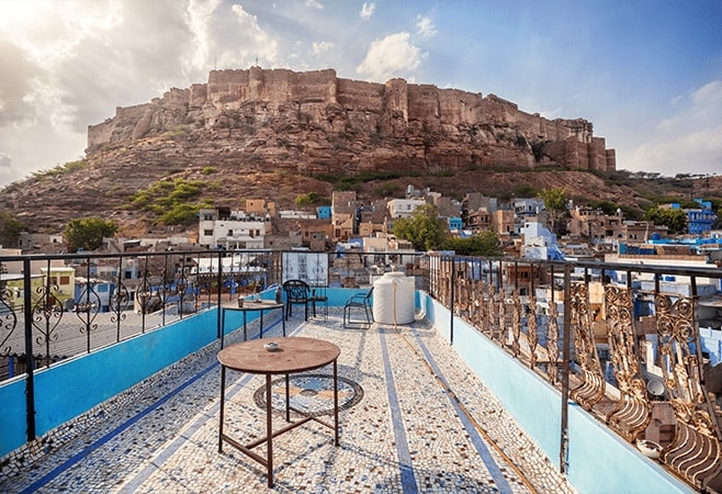 Gopal Roof Top Restaurant is a popular Indian restaurant known for Rajasthani cuisine, especially Lal Maas, with a cozy rooftop setting.