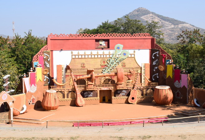 Shilpgram is a rural art and craft village located at a distance of 3 km from Udaipur city, near Hawala village