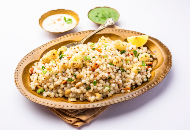 Sabudana Khichdi is a delicious, filling breakfast or meal option made with Sago pearls and a few basic spices