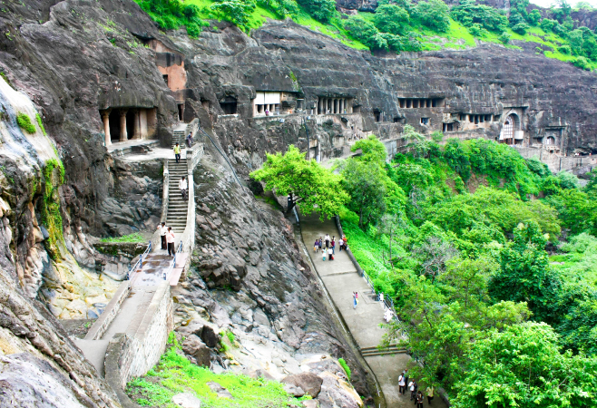India is a country with a rich cultural heritage and architectural wonders, with numerous ancient cave temples.