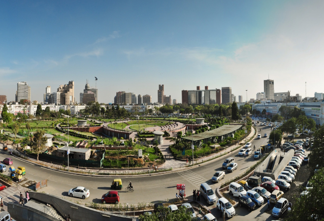 Commonly known as 'CP' Connaught Place is a massive financial center in the heart of New Delhi