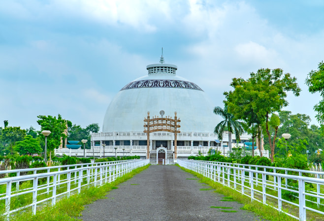 Deekshabhoomi is a central memorial built after the original Buddhist architecture, a replica of the famous stupa erected by the Great Emperor Asoka.