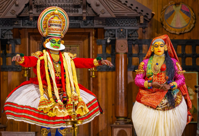 The Kerala Kathakali Centre is one of the last sanctuaries for ancient art and culture in India.