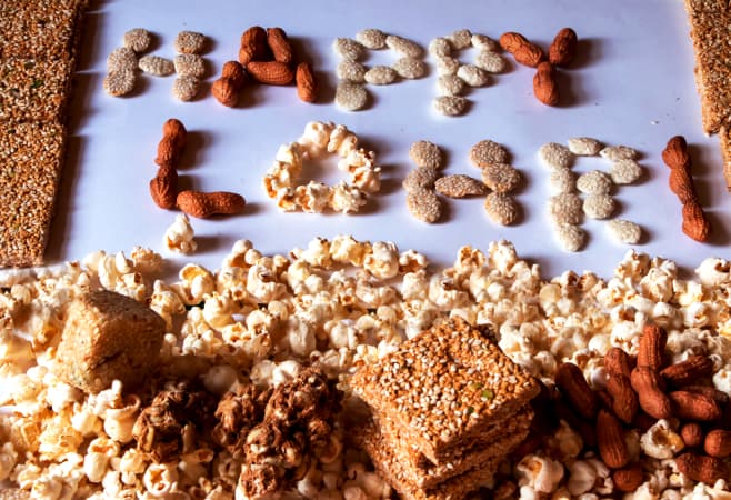 Traditional Lohri treats