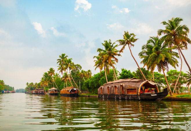 Alappuzha is a great place for houseboat cruises along the rustic Kerala backwaters and adventure options for people