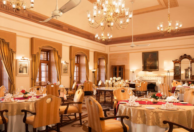 Experience fine dining at Risala, one of the exquisite restaurants in Jodhpur