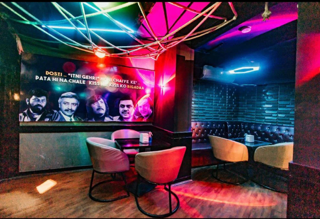 The Club Hkv is a premier disco club located in the trendy Hauz Khas Village of New Delhi, known for its vibrant nightlife and energetic atmosphere