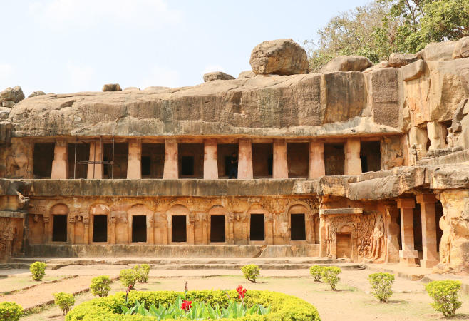 Udayagiri and Khandagiri are famous caves that reflect the culture and the heritage of Jainism